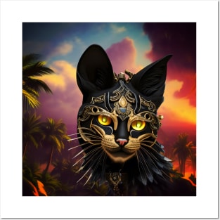 The Ancient Egyptian god of cats  Bastet Posters and Art